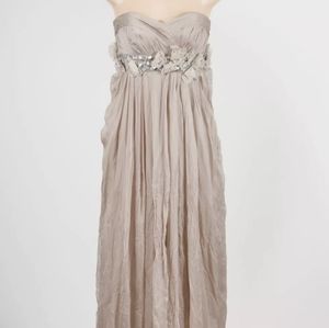 BIYAN Rhinestone Strapless Sweetheart Gown